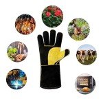 Heat Resistant Long Sleeve BBQ and Grill Gloves