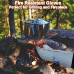 Heat-Resistant Leather Welding Gloves for Outdoor Use