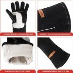 YESWELDER Heat-Resistant Leather Welding Gloves