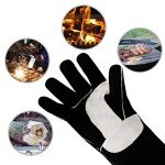 YESWELDER Heat-Resistant Leather Welding Gloves