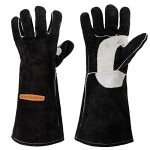 YESWELDER Heat-Resistant Leather Welding Gloves