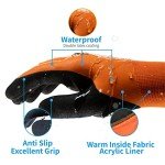 Brigic Waterproof Winter Work Gloves for Men