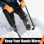 Brigic Waterproof Winter Work Gloves for Men