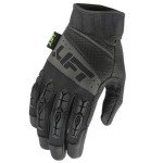 Anti-Vibe Genuine Leather Tacker Gloves - Black