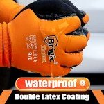 Brigic Waterproof Winter Work Gloves for Men