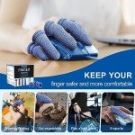 Dimora 60Pcs Breathable Finger Protectors - Blue