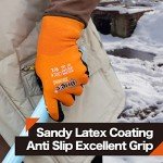 Brigic Waterproof Winter Work Gloves for Men
