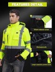 Heated Waterproof Jacket with 20000mAh Battery