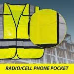 Lime Green High Visibility EMS Safety Vest