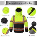 High Visibility Insulated Safety Hoodie for Men