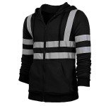 Hi-Vis Safety Hoodies for Men - Windbreaker Jacket