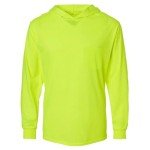 L&M® Hi-Vis Long Sleeve Hooded Safety T-Shirt