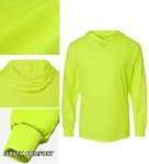 L&M® Hi-Vis Long Sleeve Hooded Safety T-Shirt