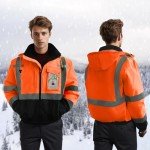 Hi-Vis Waterproof Safety Jacket for All Seasons
