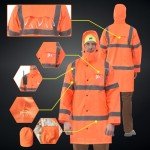 Hi-Vis Waterproof Reflective Rain Gear for All