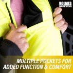 Hi-Vis Yellow Waterproof Softshell Jacket, Large