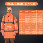 Hi-Vis Waterproof Reflective Rain Gear for All