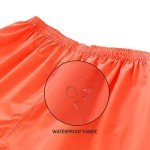 AYKRM XL High-Visibility Orange Rain Pants