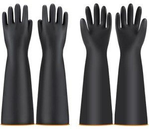 22" Heavy Duty Long Sleeve Latex Gloves