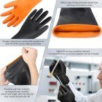 22" Heavy Duty Long Sleeve Latex Gloves