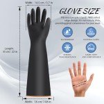 22" Heavy Duty Long Sleeve Latex Gloves