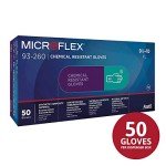 Medium Chemical Resistant Gloves - 50 Pack