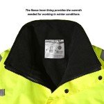 High Visibility Waterproof Safety Jacket for Men