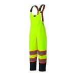 Hi-Vis Waterproof Safety Bib Pant – Yellow/Green