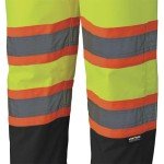 Hi-Vis Waterproof Safety Bib Pant – Yellow/Green