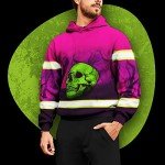 Hi-Vis Reflective Hoodie for Outdoor Safety