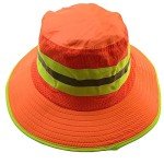High Visibility Reflective Safety Bucket Hat - Orange