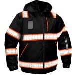 Black Enforcer Bomber Safety Jacket - Large