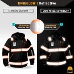 Black Enforcer Bomber Safety Jacket - Large