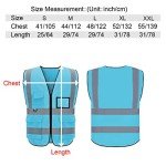 High Visibility Reflective Safety Vest with Pockets