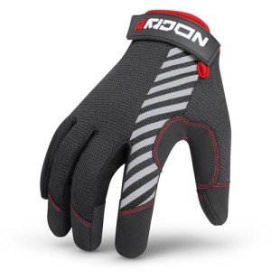 NoCry Durable Touchscreen Work Gloves for Men