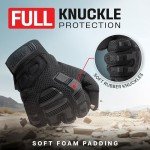 NoCry Heavy Duty Impact Mechanic Gloves for Men