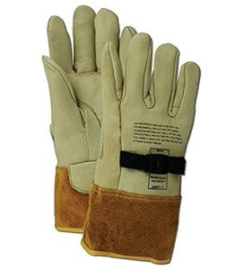 Magid Leather Lineman Work Gloves, Size 12