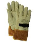 Magid Leather Lineman Work Gloves, Size 12