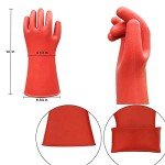 High Voltage Insulated Rubber Gloves for Electricians