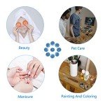 Large Blue Disposable Nitrile Finger Cots - 100 pcs