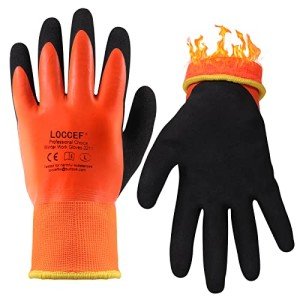 Waterproof Winter Gloves with Thermal Insulation, 2 Pairs
