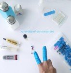 Large Blue Disposable Nitrile Finger Cots - 100 pcs