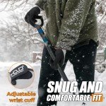 Waterproof Insulated Winter Work Gloves - 2 Pairs