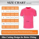 High Visibility Pink Safety T-Shirt for Women