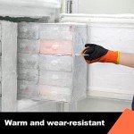 Waterproof Winter Gloves with Thermal Insulation, 2 Pairs