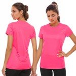 High Visibility Pink Safety T-Shirt for Women
