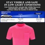 High Visibility Pink Safety T-Shirt for Women