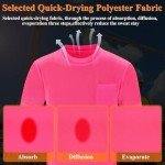 High Visibility Pink Safety T-Shirt for Women