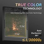 TOOLIOM Solar-Powered Auto-Darkening Welding Helmet