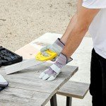 G & F Grey Work Gloves, Large, Pack of 5